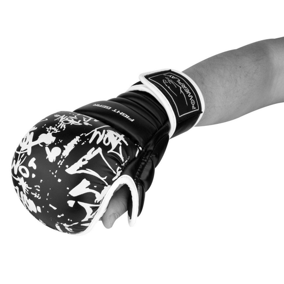Рукавички для єдиноборств 3092 PowerPlay PP_3092krt_S_bl/white, розмір S