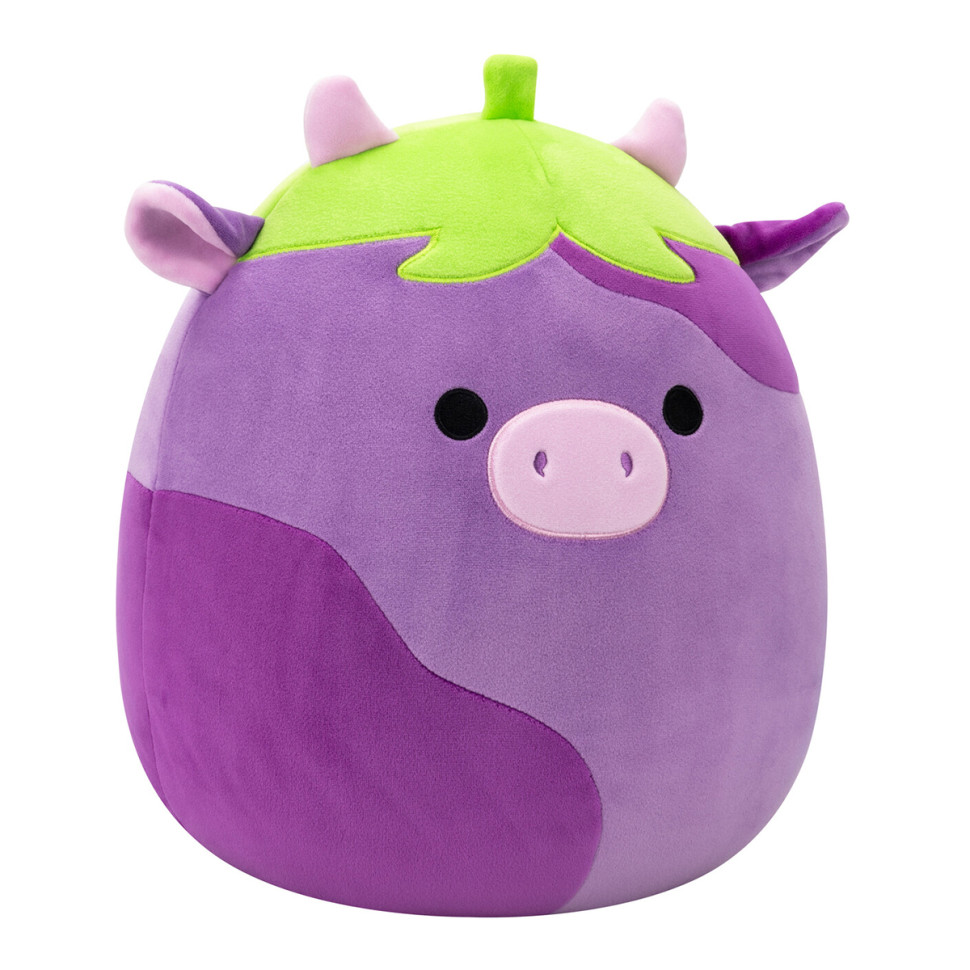 Мягкая игрушка Коровка-баклажан Фредерик Squishmallows SQCR07969, 30 см