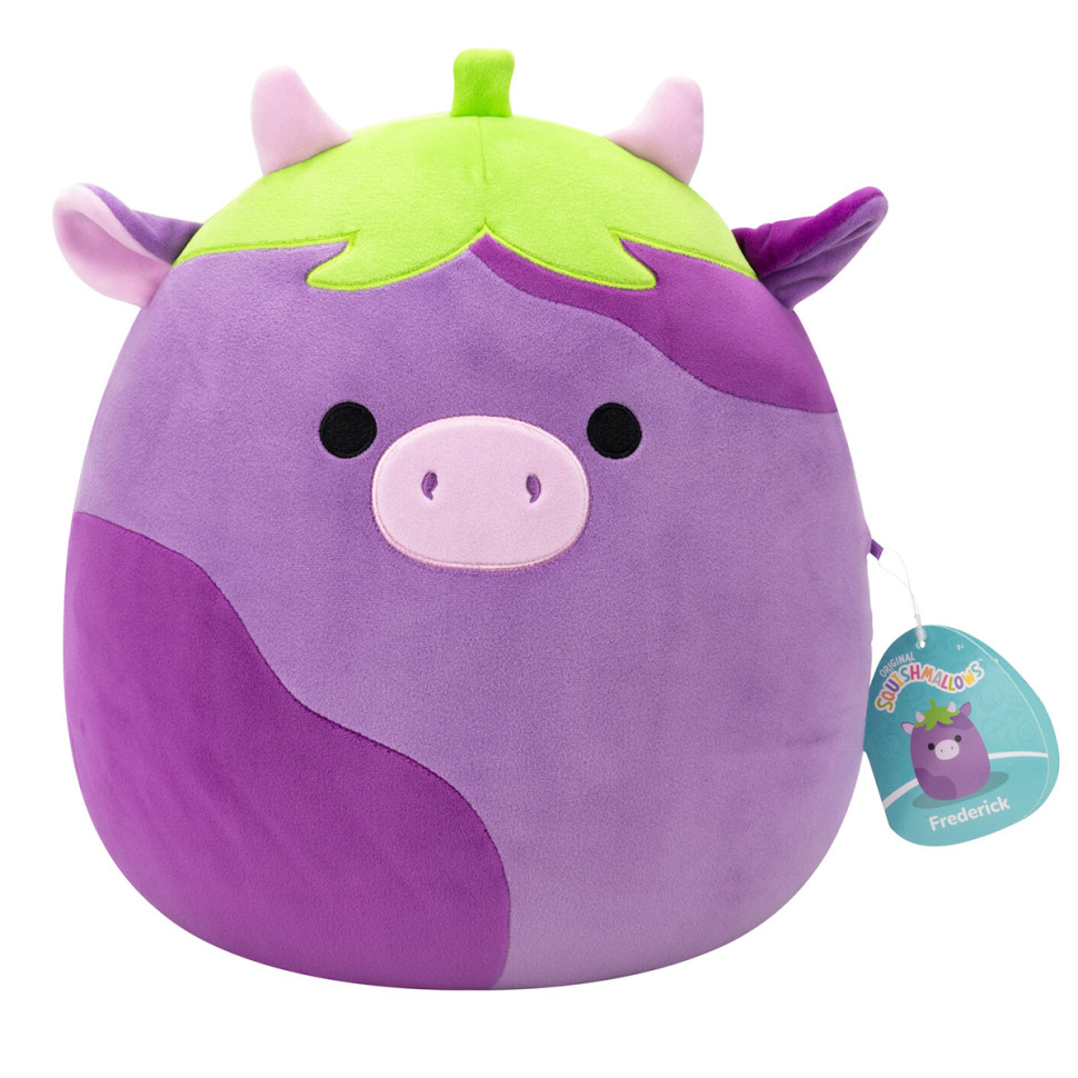 Мягкая игрушка Коровка-баклажан Фредерик Squishmallows SQCR07969, 30 см