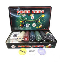 Настільна гра покер M 2776, 300 фішок