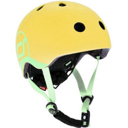 Шлем защитный детский Scoot and Ride SR-190605-LEMON, лимон, с фонариком, 51-53 см Шлем защитный детский Scoot and Ride SR-190605-LEMON, лимон, с фонариком, 51-53 см