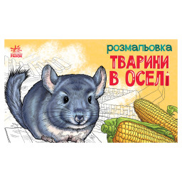 Дитяча розмальовка "Тварини у домі" Ранок 583010, 16 сторінок