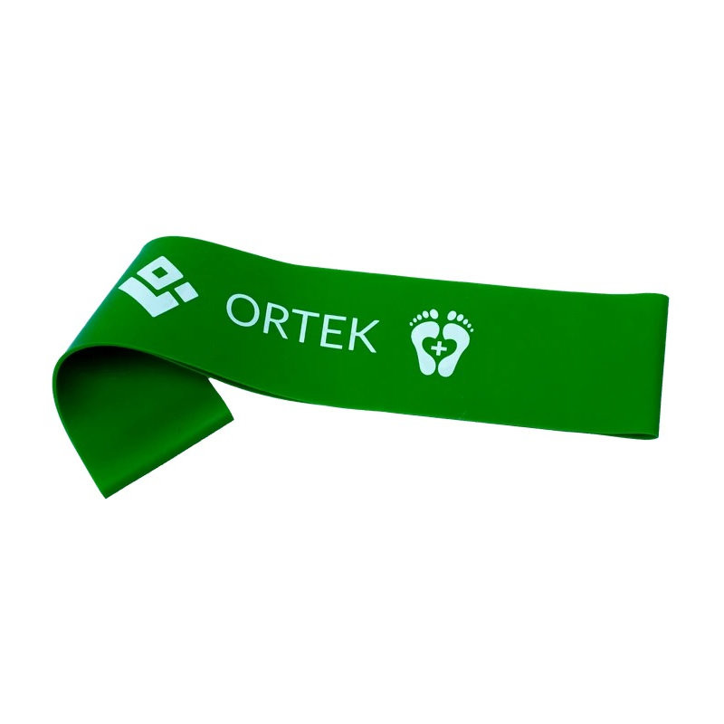 Фітнес гумка для тренування стоп Ortek 10187-OTK 25 см 5x25 см - розмір Легкий