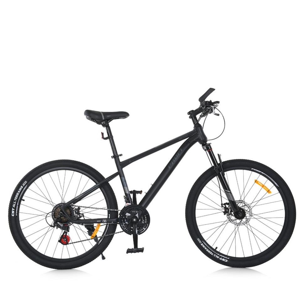 Велосипед SKD75 PROF1 MTB 2605-1, 26 дюймов, стальная рама 16 Sunrun 24SP черный