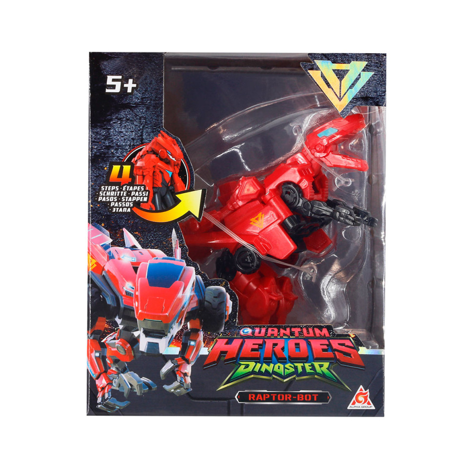 Игровой Динозавр-трансформер Лучио Dinoster EU580851 красный