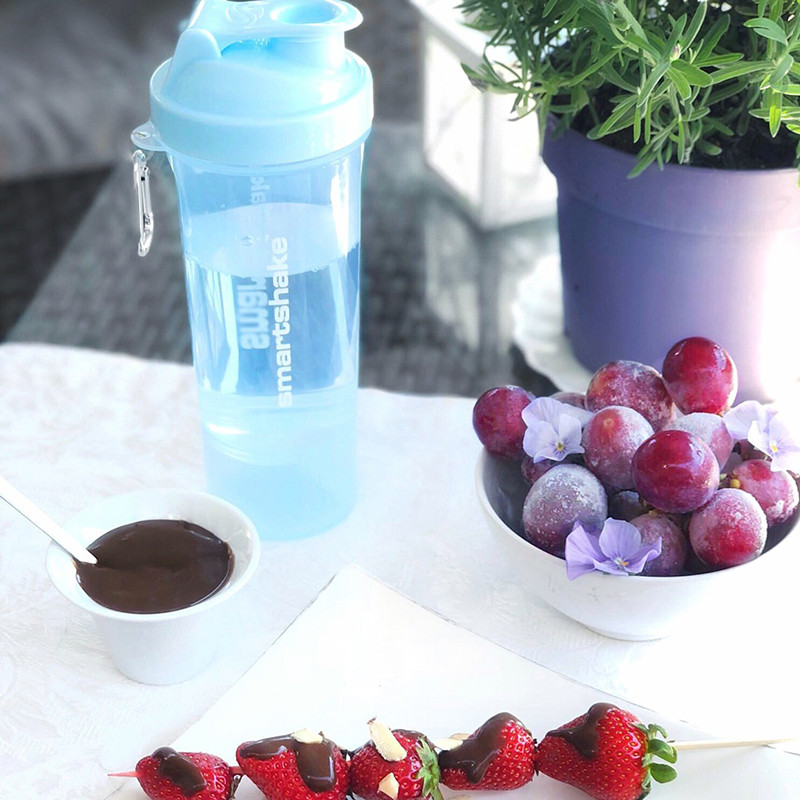 Шейкер спортивний Slim SmartShake 10253101 Neon Blue 500 мл 