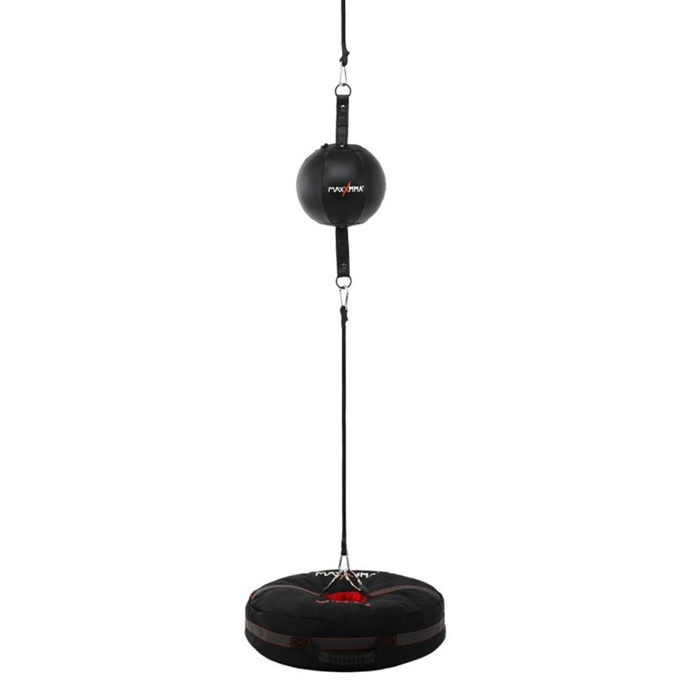 Груша боксерская пневматическая на растяжках с утяжелителем MaxxMMA 4163TT 22 см 