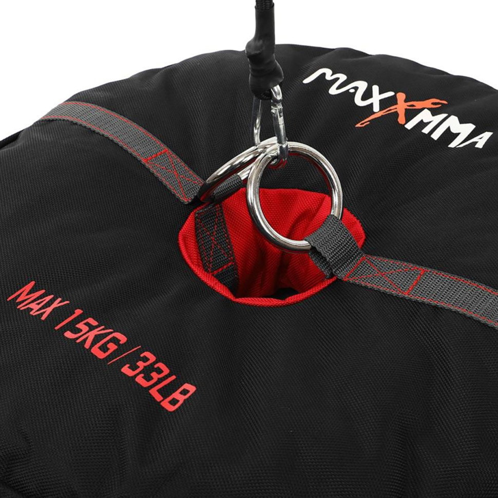 Груша боксерская пневматическая на растяжках с утяжелителем MaxxMMA 4163TT 22 см 