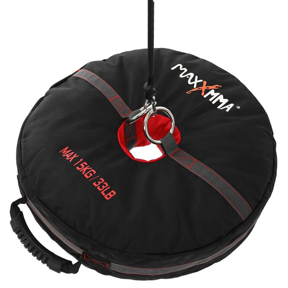 Груша боксерская пневматическая на растяжках с утяжелителем MaxxMMA 4163TT 22 см 