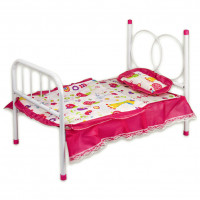 Кроватка для куклы 881-1 металлическая