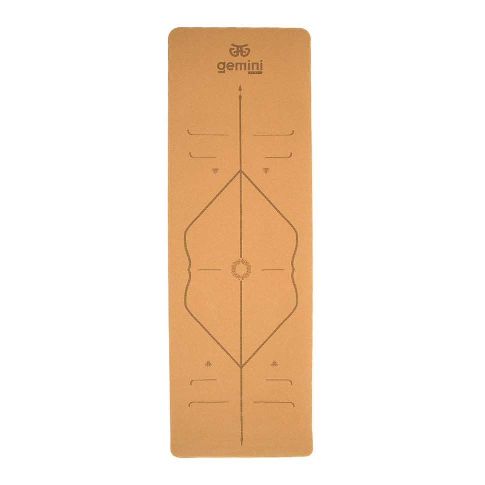 Коврик для фитнеса и йоги Gemini Sport  CTY-0682, 183х61х0,5 см