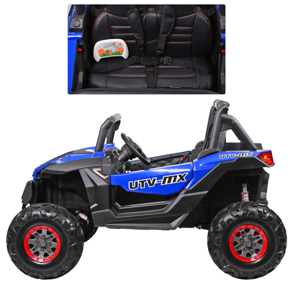 Дитячий електромобіль Джип Bambi M 3602EBLR-4 до 50 кг