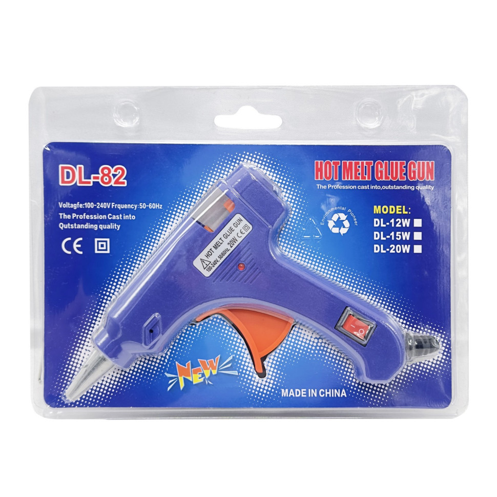 Пистолет для сухого клея Leader DL-82, 7 мм, маленький, потребление 20 W