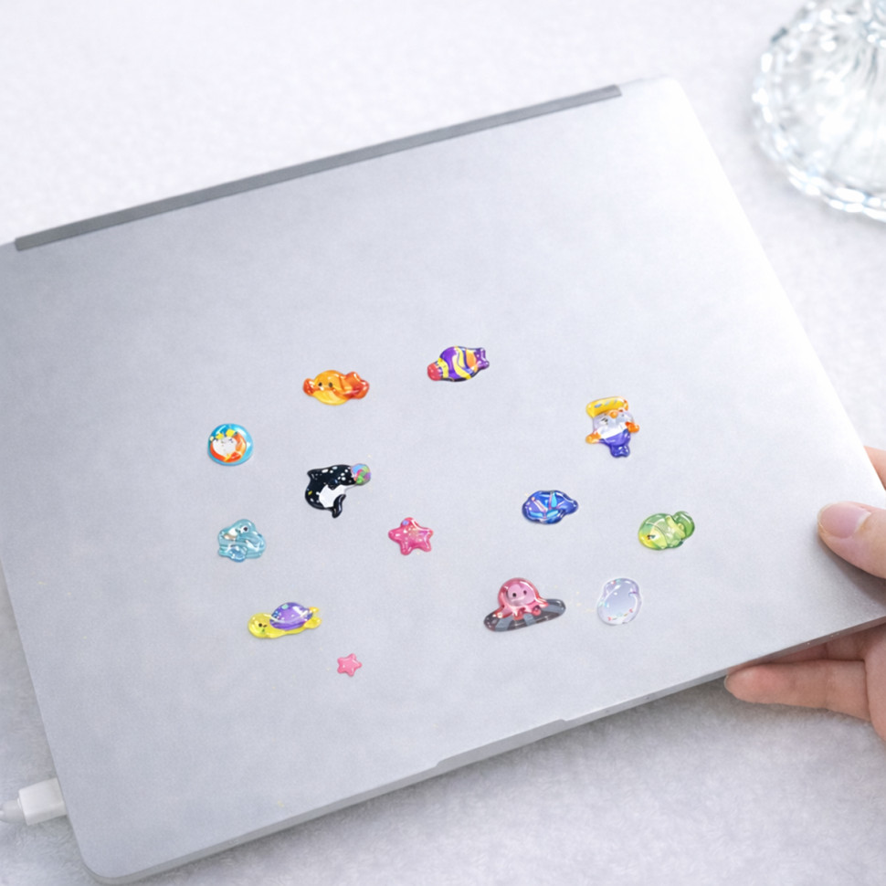 Набор 3D-наклеек 