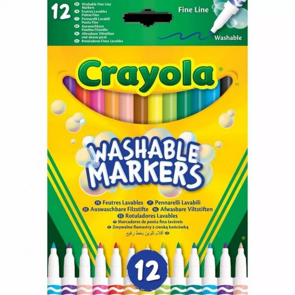 Набір фломастерів тонка лінія Crayola 58-6671, 12 шт