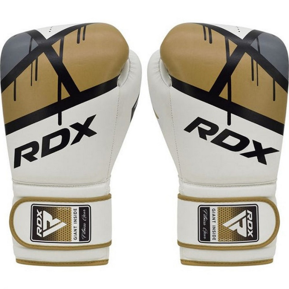 Боксерские перчатки F7 Ego RDX Inc Limited BGR-F7GL-16oz, Golden 16 унций (капа в комплекте)