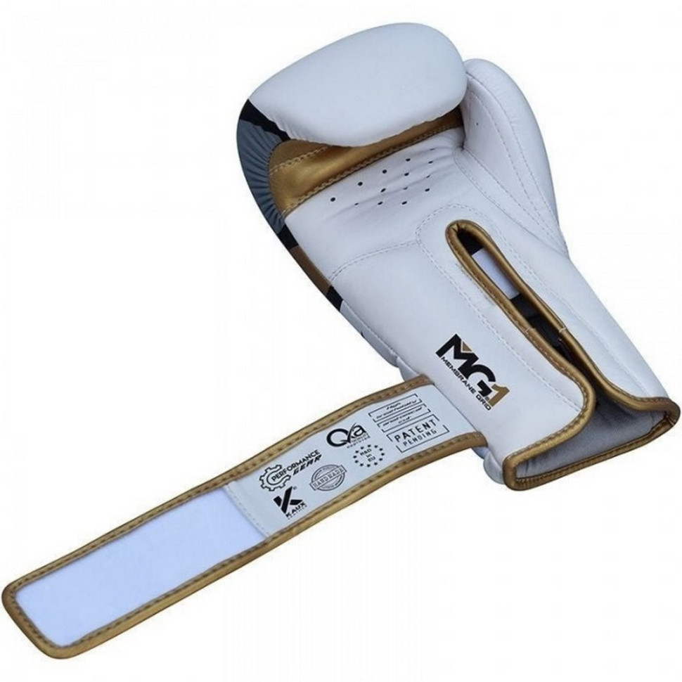 Боксерские перчатки F7 Ego RDX Inc Limited BGR-F7GL-16oz, Golden 16 унций (капа в комплекте)