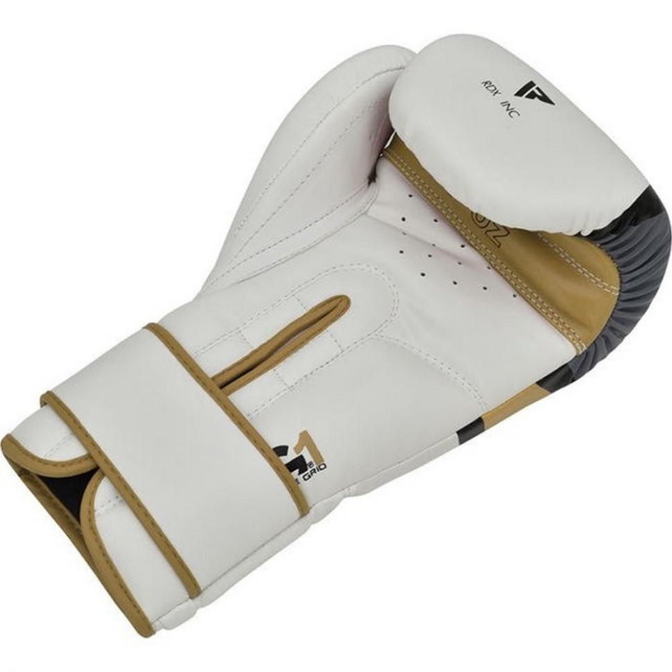 Боксерские перчатки F7 Ego RDX Inc Limited BGR-F7GL-16oz, Golden 16 унций (капа в комплекте)