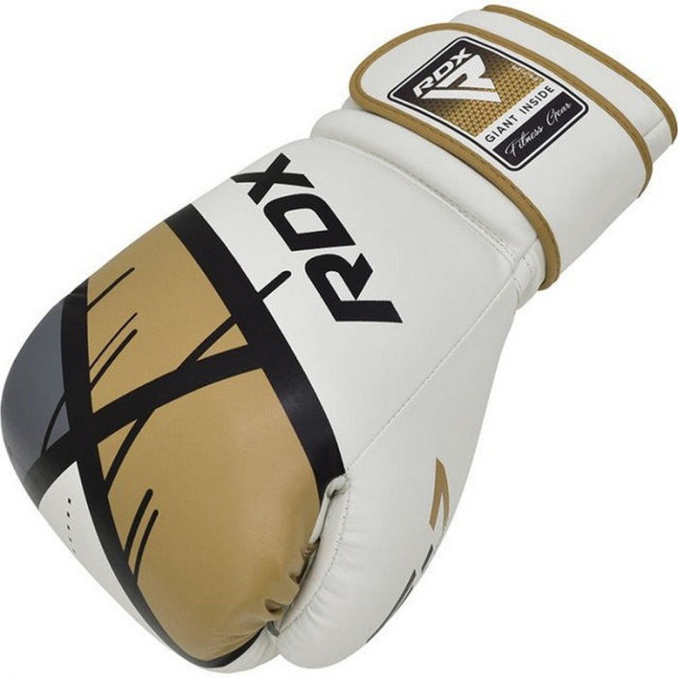 Боксерские перчатки F7 Ego RDX Inc Limited BGR-F7GL-16oz, Golden 16 унций (капа в комплекте)