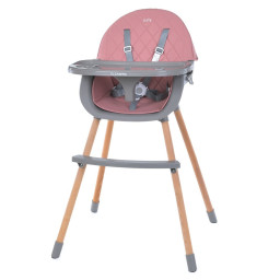 Стульчик для кормления EL CAMINO ME 1111 LUMI Pink экокожа