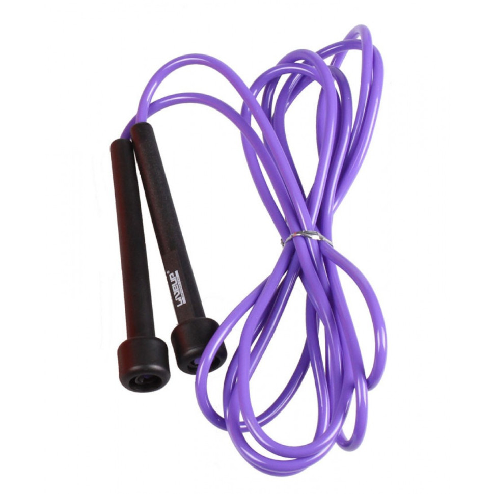 Скакалка PVC JUMP ROPE LiveUp LS3115-p в тубусі, фіолетовий 270 см