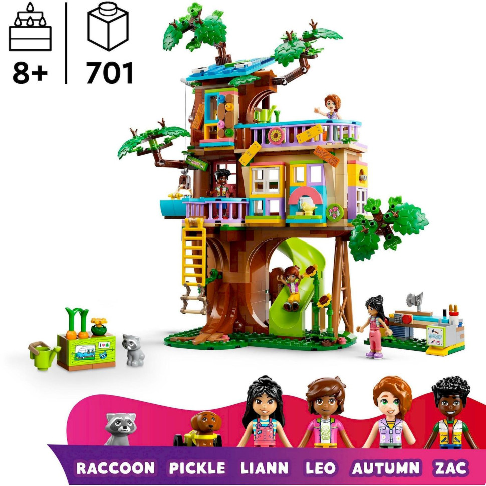 Конструктор LEGO Friends Тусовка у будиночку дружби на дереві 42652, 701 деталь 