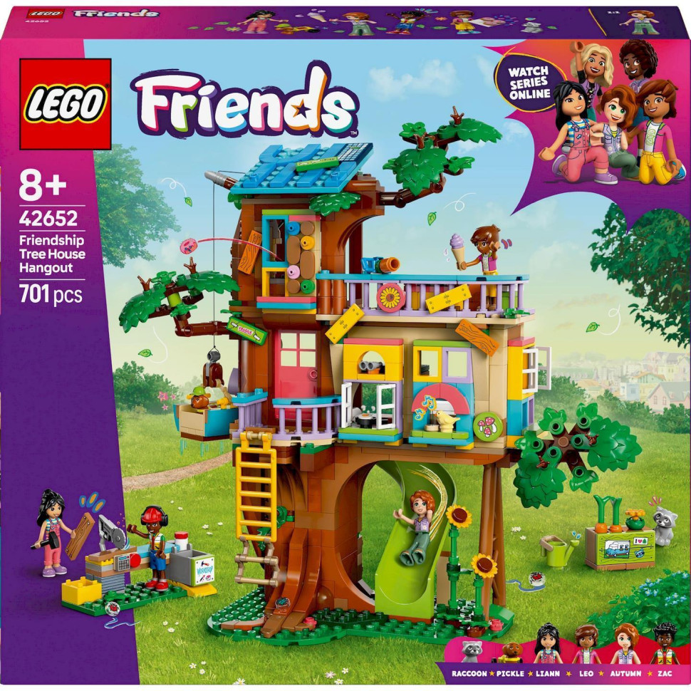 Конструктор LEGO Friends Тусовка у будиночку дружби на дереві 42652, 701 деталь 