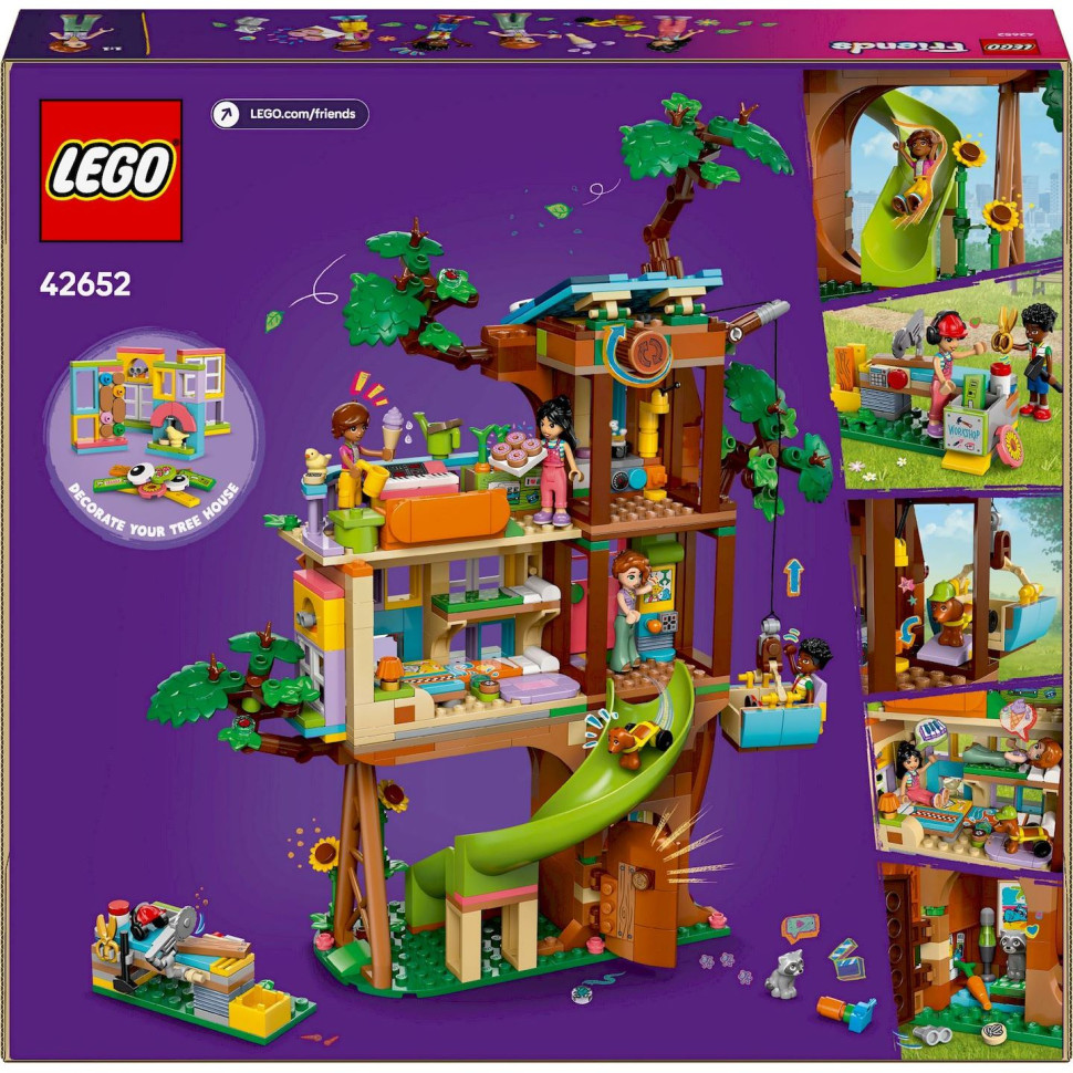 Конструктор LEGO Friends Тусовка у будиночку дружби на дереві 42652, 701 деталь 