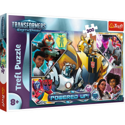 Пазл дитячий "У світі роботів" Transformers Trefl 23024TF 300 елементів