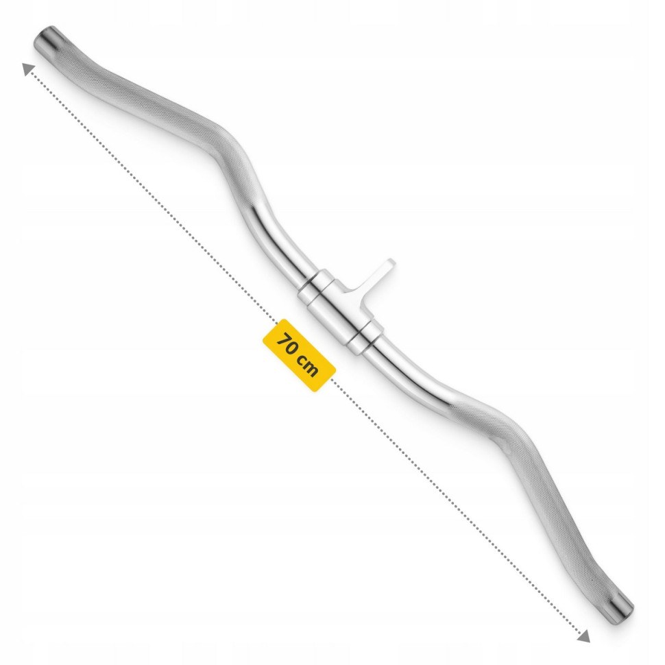 Ручка для тяги W-образная 4FIZJO P-5905973401968, 70 см 