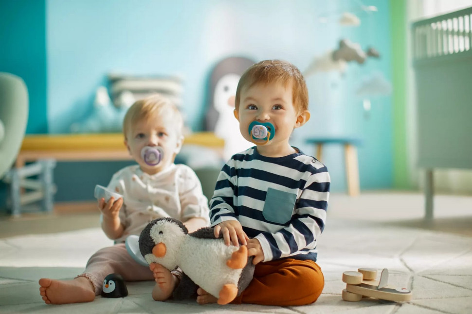 Пустушка Avent ортодонтична Ultra Air Animal для хлопчиків 6-18 міс 2шт SCF080/07