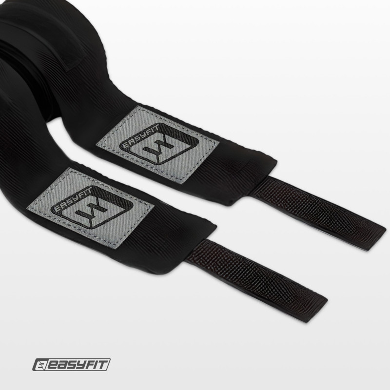 Бинты для бокса EasyFit EF-0374-30-bk, Classic Wrap, черный 3 м