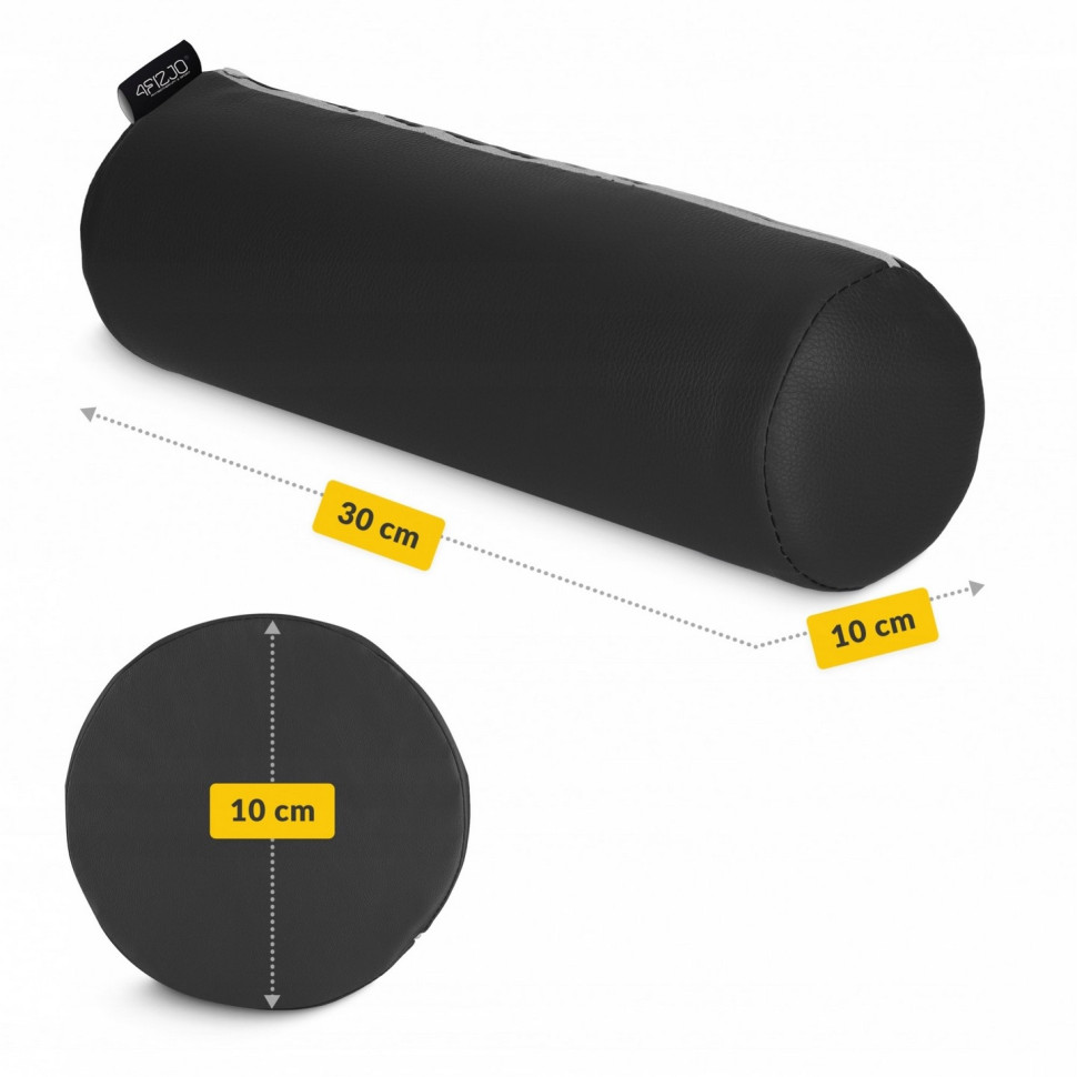 Валик для реабілітації та масажу 4FIZJO P-5905973403009 Black 30 x 10 см