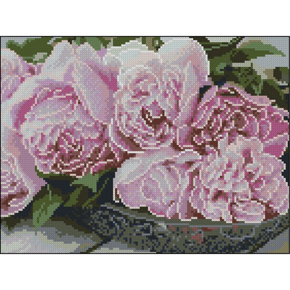 Алмазная мозаика без подрамника 