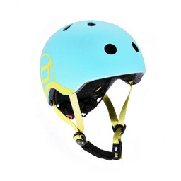 Шлем защитный детский Scoot and Ride SR-181206-BLUEBERRY, голубика, с фонариком, 45-51 см Шлем защитный детский Scoot and Ride SR-181206-BLUEBERRY, голубика, с фонариком, 45-51 см