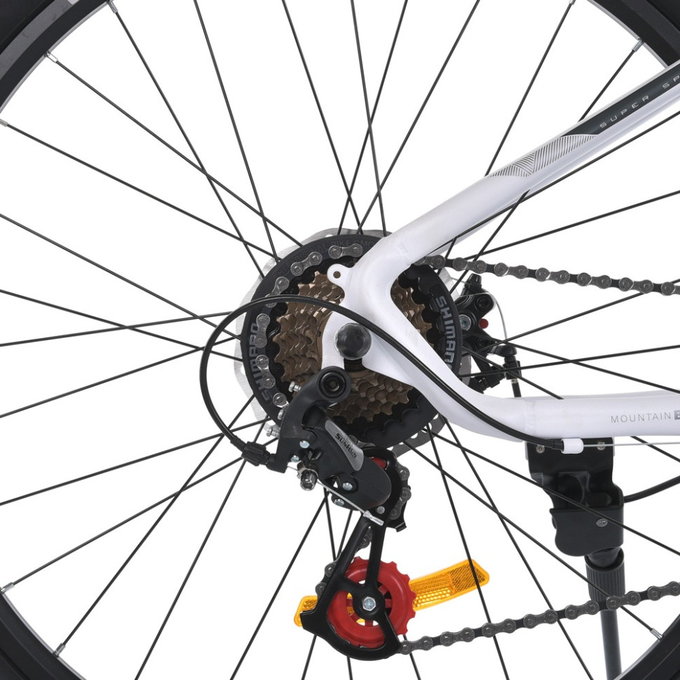 Велосипед SKD75 PROF1 MTB 2605-2, 26 дюймов, стальная рама 16 Sunrun 24SP белый
