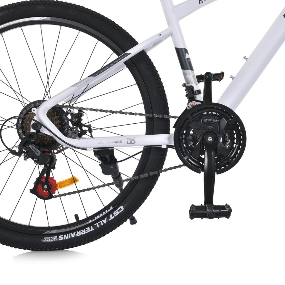 Велосипед SKD75 PROF1 MTB 2605-2, 26 дюймов, стальная рама 16 Sunrun 24SP белый