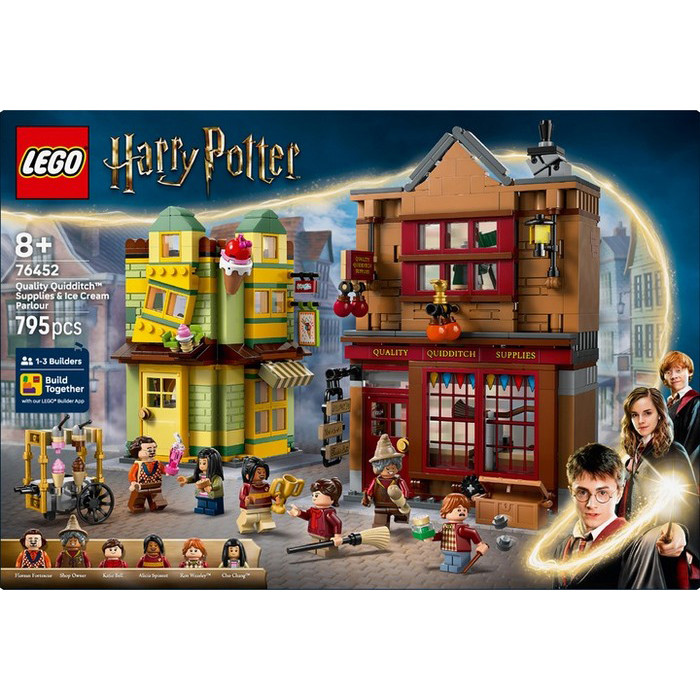 Конструктор Harry Potter Якісні товари для квіддичу та кафе з морозивом LEGO 76452, 795 деталей