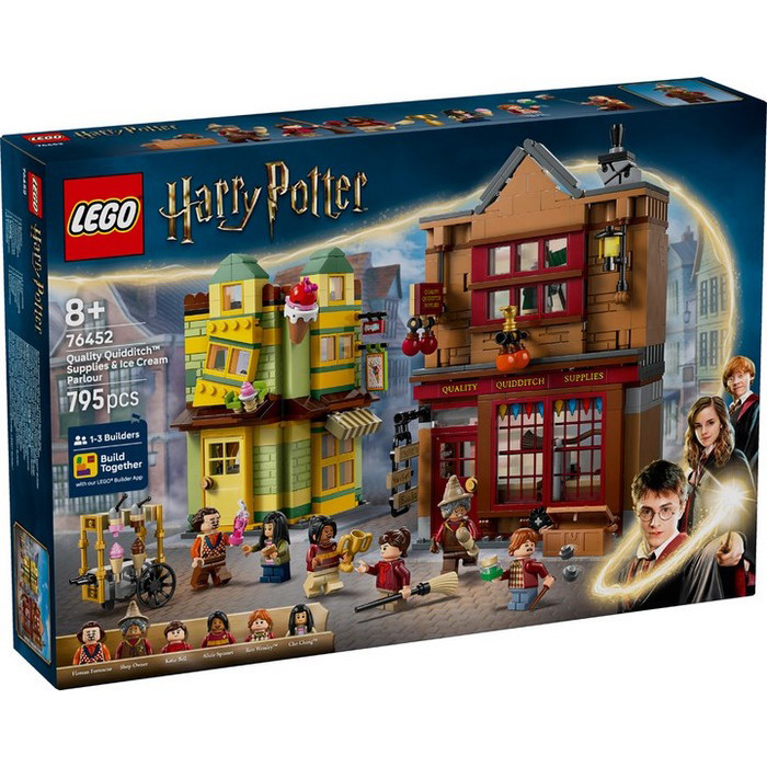 Конструктор Harry Potter Якісні товари для квіддичу та кафе з морозивом LEGO 76452, 795 деталей