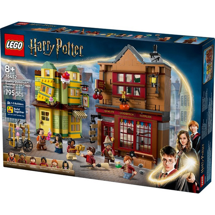 Конструктор Harry Potter Якісні товари для квіддичу та кафе з морозивом LEGO 76452, 795 деталей