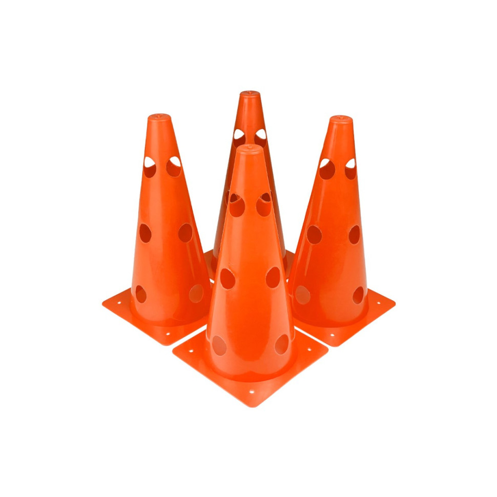 Конусы-фишки спортивные EasyFit EF-1679-4OR 32 см (набор 4 штуки) оранжевые
