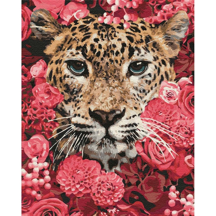 Картина за номерами. "Леопард в кольорах" 40*50см KHO4185 по цене 240 грн.