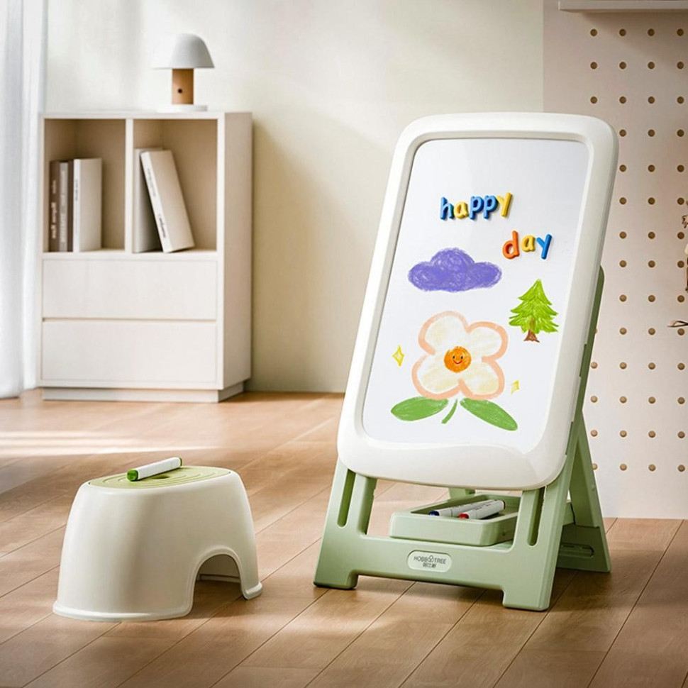 Мольберт для рисования 2в1 Flint Mealux KD-G011 Green магнитная доска