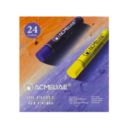 Набор масляной пастели Acmeliae OPC-24, 24 цвета, 24 штуки