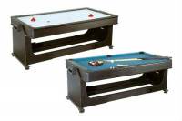 Игровой стол-трансформер (пул + аэрохоккей) "Twister" (202x112x82) black 50.008.07.0