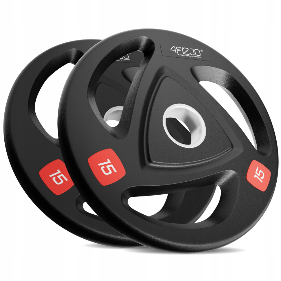 Диск олимпийский 4FIZJO P-5905973401272 прорезиненный 2 x 15 кг 51 мм