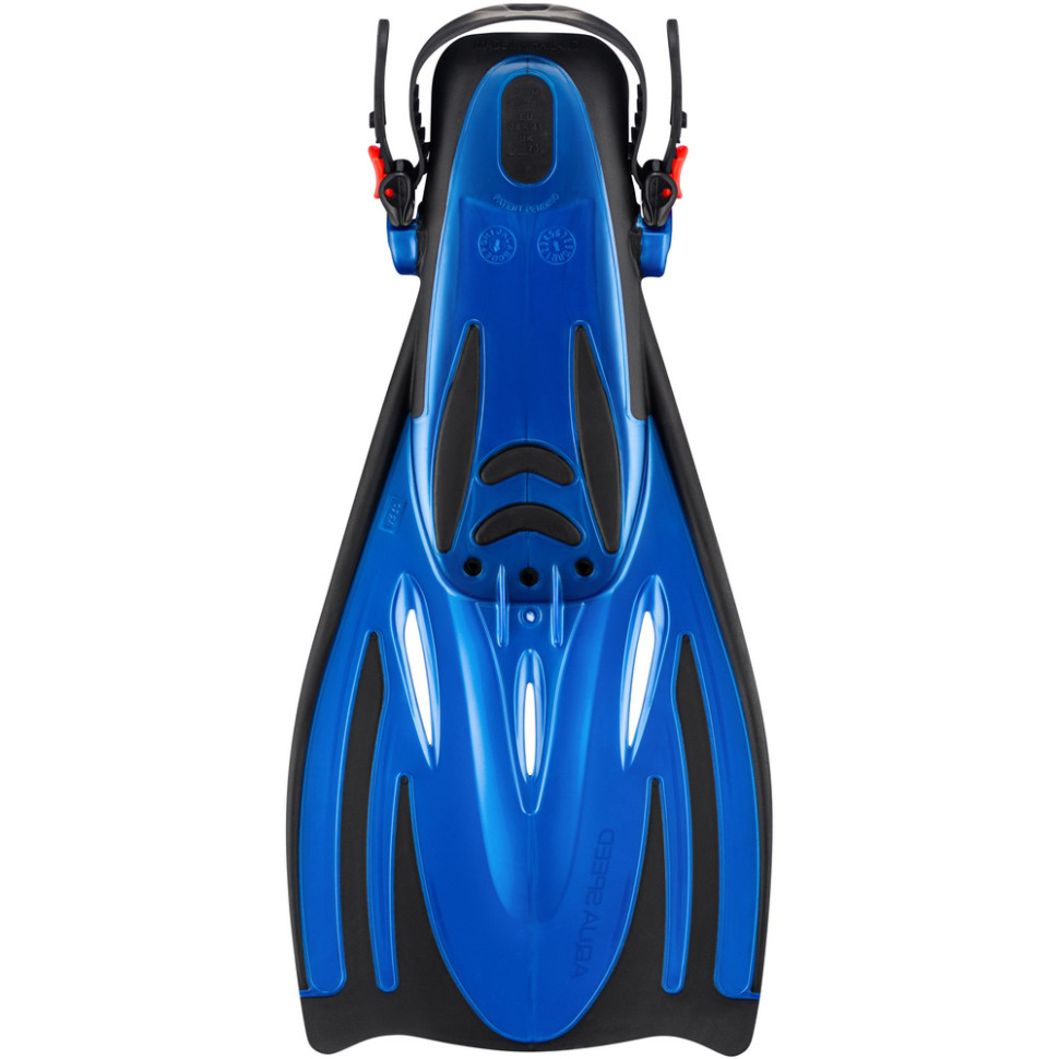 Ласты детские WOMBAT KID Aqua Speed 528-11-1 черный, синий, размер 27-31