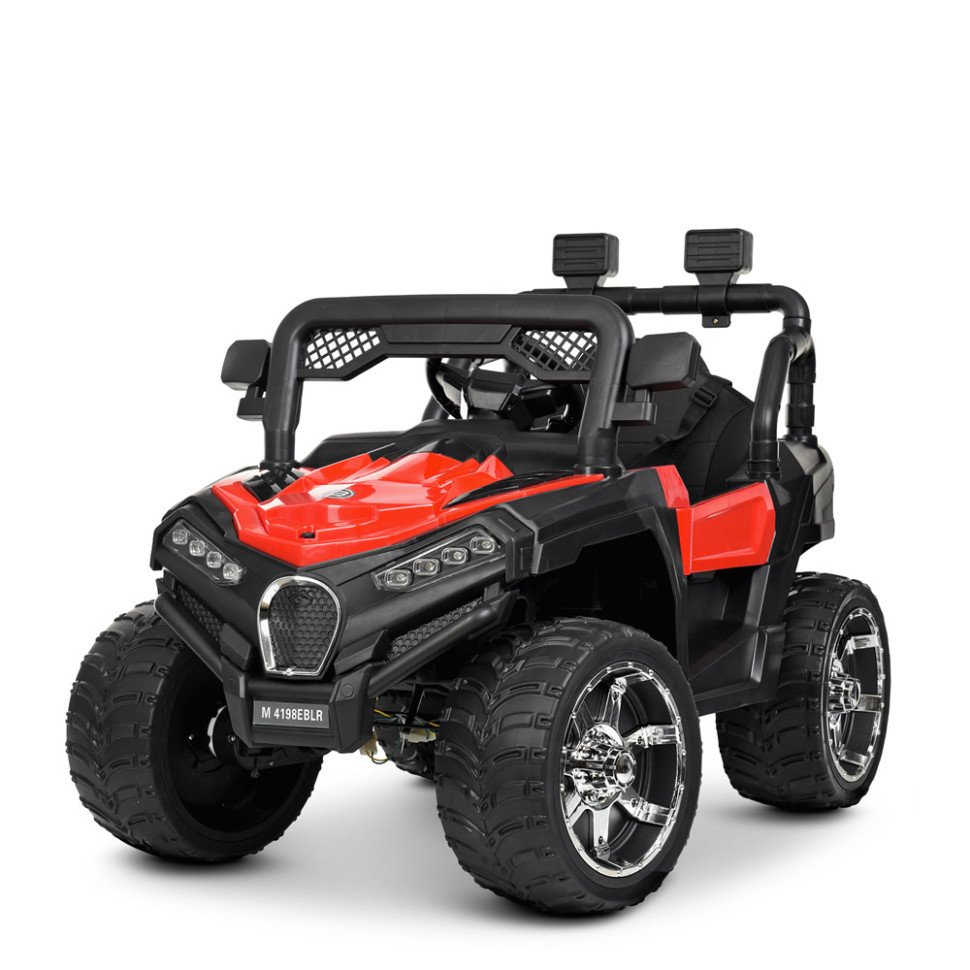 Електромобіль дитячий Джип Bambi M 4198EBLR-3 з музикою та світлом