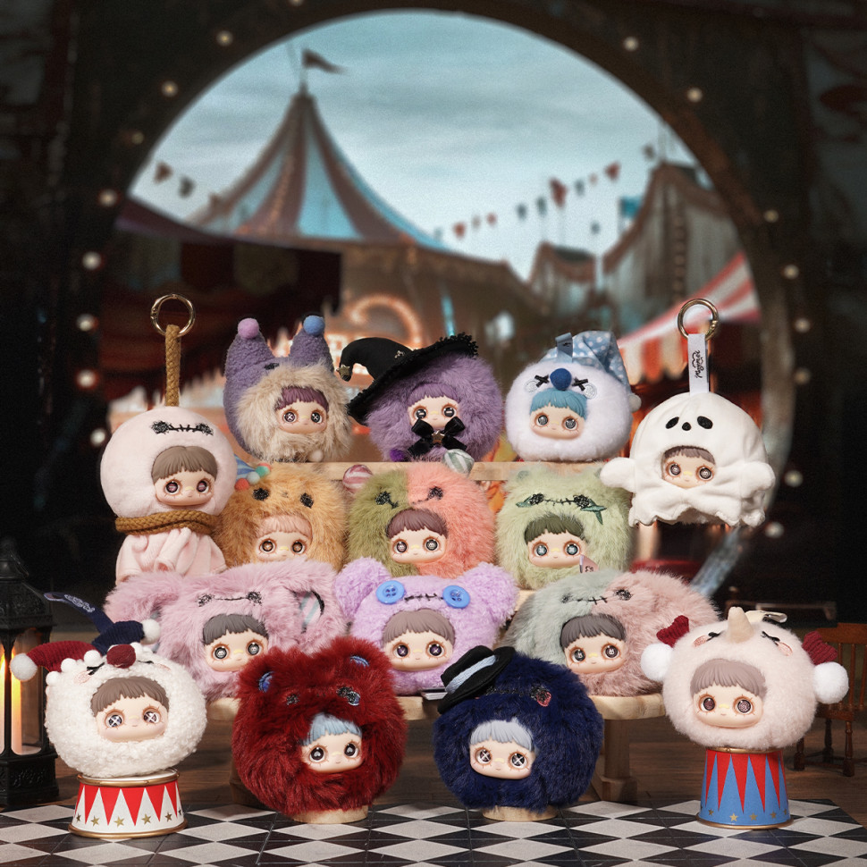 Колекційна м'яка іграшка з кільцем Шалений цирк Pop Top HC029 Hi TOY 