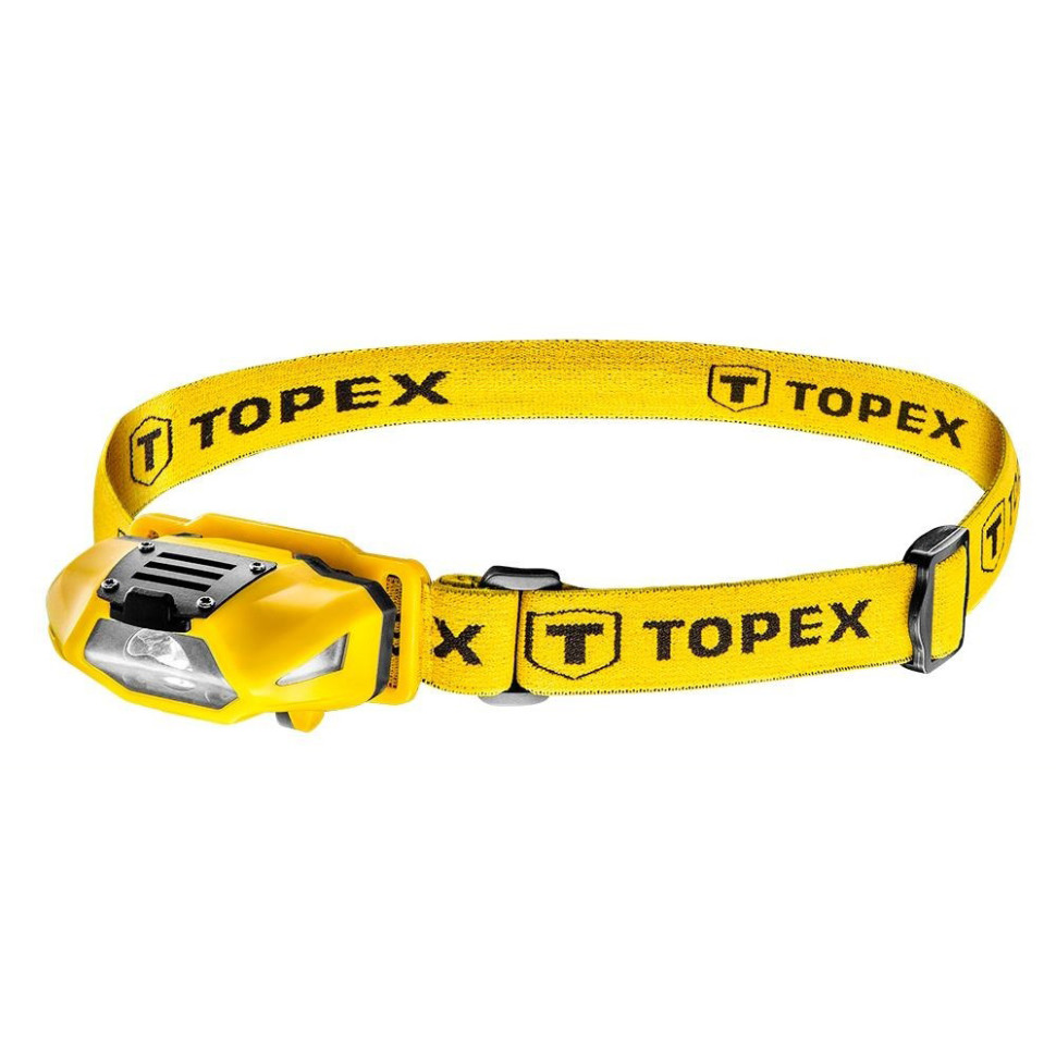 Ліхтар налобний на батарейках TOPEX 94W390 жовтий 70 люмен
